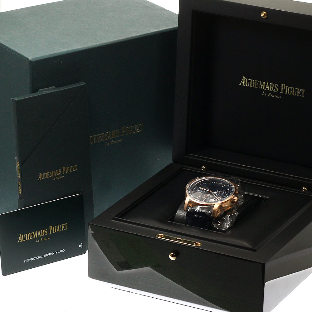 AUDEMARS PIGUET CODE 11.59 By Audemars Piguet 26393OR.OO.A321CR.01 K18PG Chronograph Navy Dial Automatic Men's Watch_771674