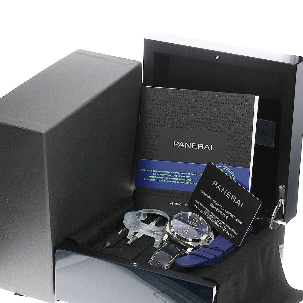 PANERAI Luminor 1950 PAM00986 10 Days GMT blue Dial Automatic Men's Watch_771741
