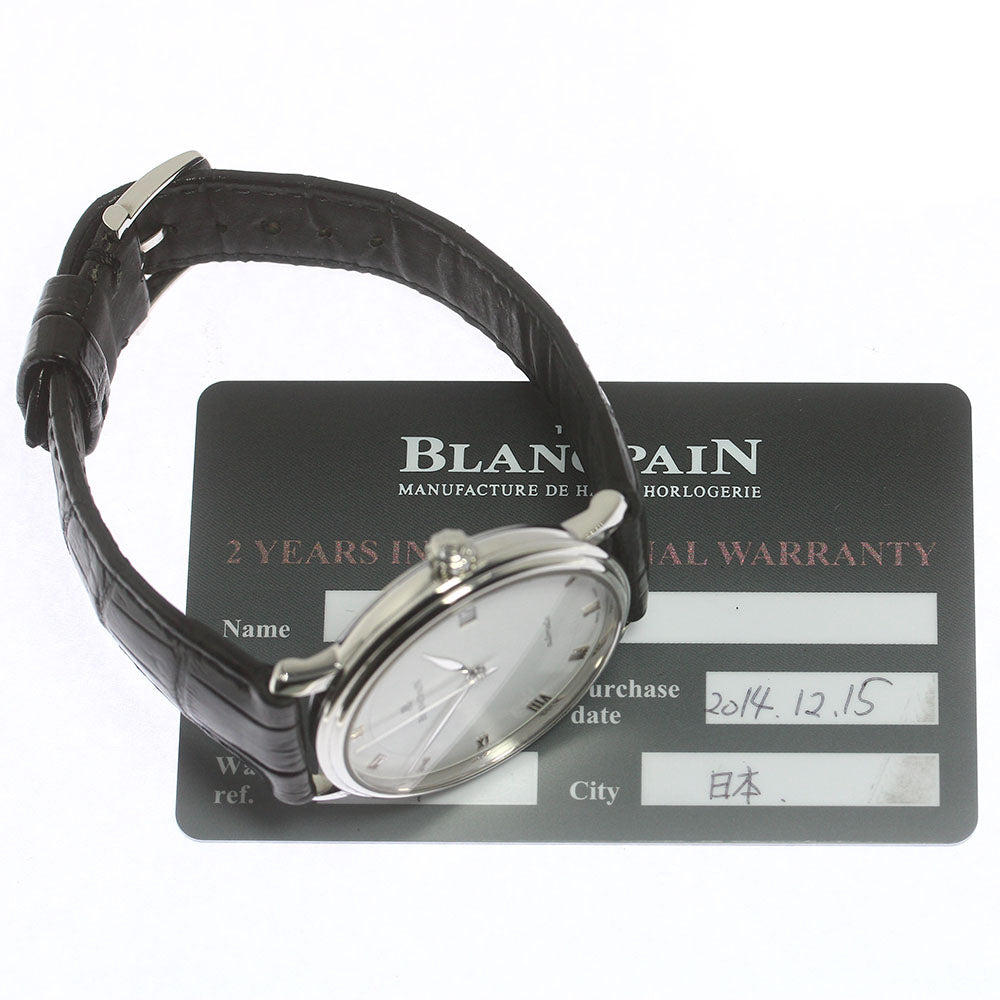 Blancpain Villeret Ultra Slim Ref.6223-1127-55A Date white Dial Automatic Men's Watch_772634
