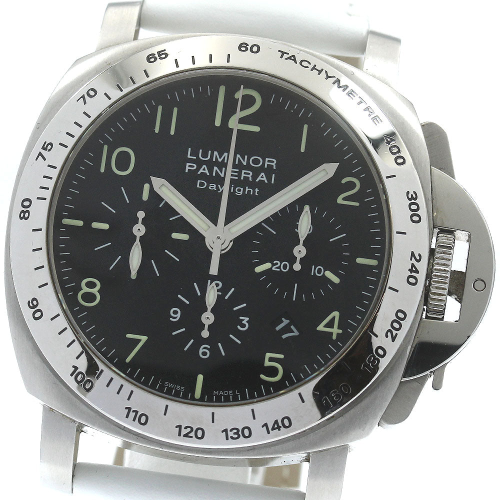 PANERAI Luminor Daylight PAM00196 Chronograph Black Dial Automatic Men's _772730