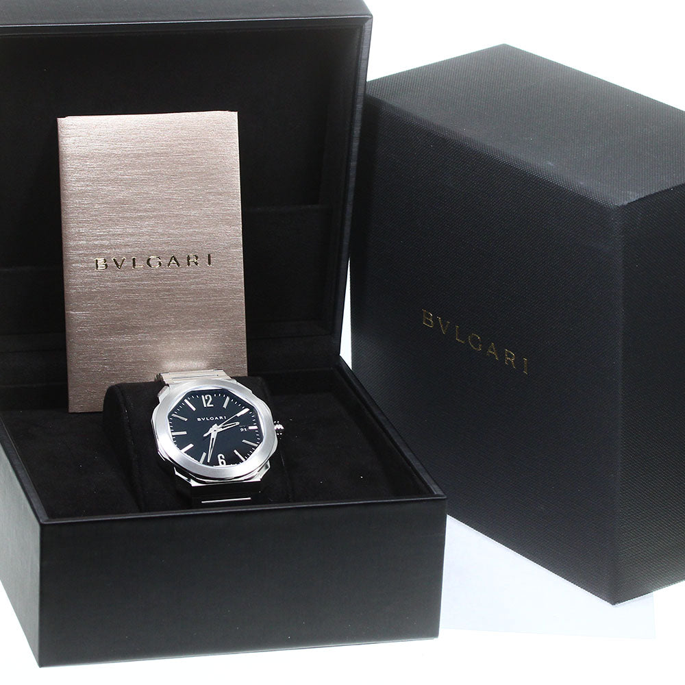BVLGARI Octo 102704 Date Black Dial Automatic Men's Watch_772892