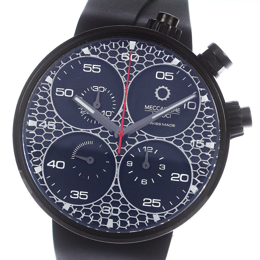 MECCANICHE VELOCI Quattro Valvole Limited edition Black / Silver Dial Automatic Men's Watch_773076