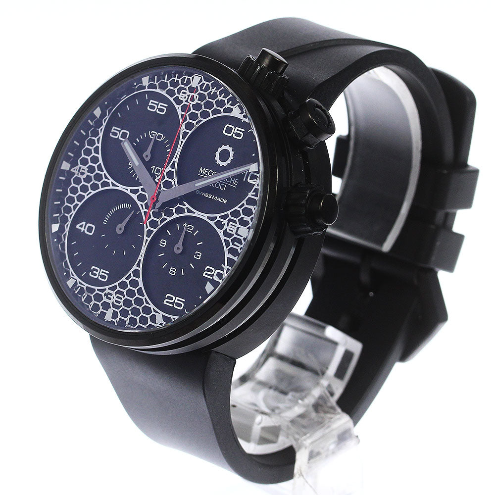 MECCANICHE VELOCI Quattro Valvole Limited edition Black / Silver Dial Automatic Men's Watch_773076