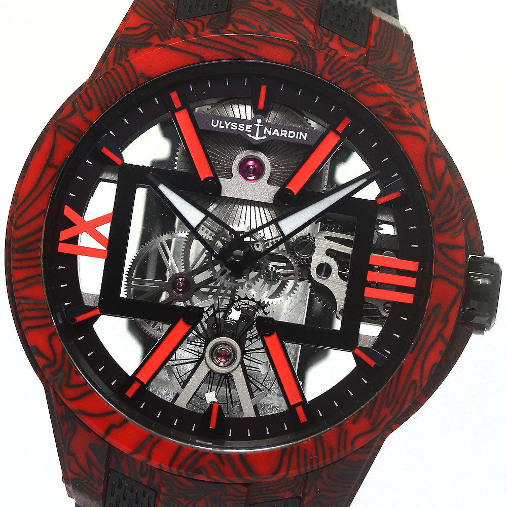 Ulysse Nardin NEW EXECUTIVE SKELETON X MAGMA 3713-260 Hand Winding Men's_773295