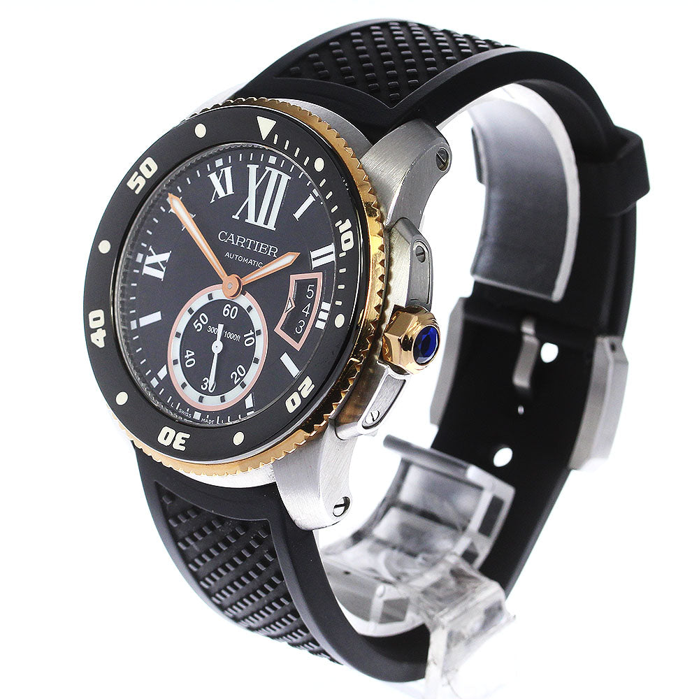 CARTIER Calibur de Cartier diver W7100055 black Dial AT Men's Watch_773416