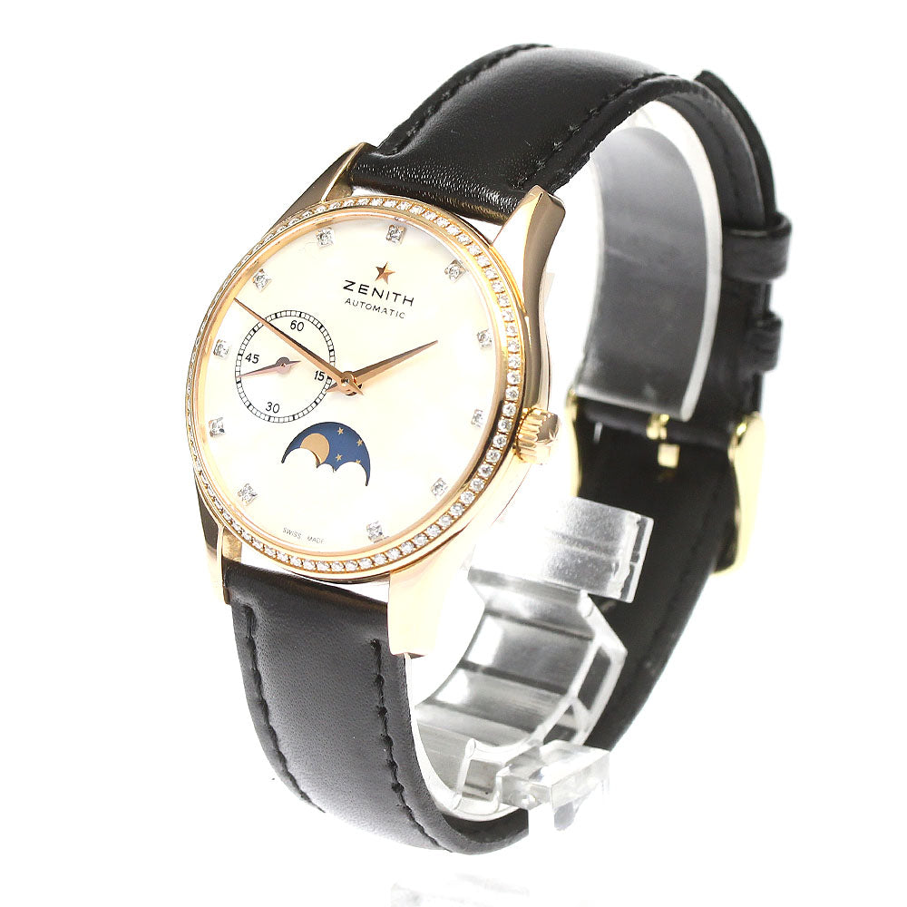 ZENITH Elite Ultrathin 22.2310.692 K18PG Diamond Moon Phase AT Ladies_773432