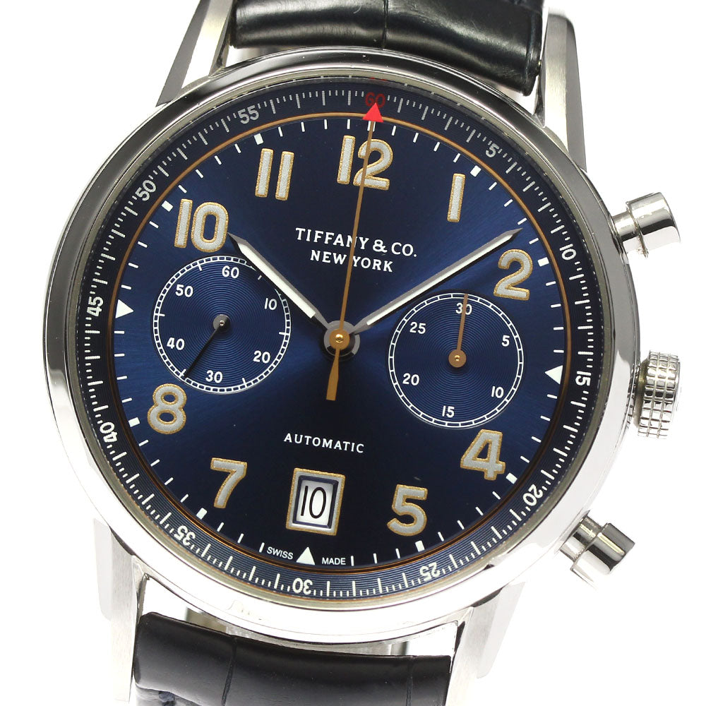 TIFFANY&Co. CT60 ref.34668396 Chronograph blue Dial Automatic Men's Watch_773445