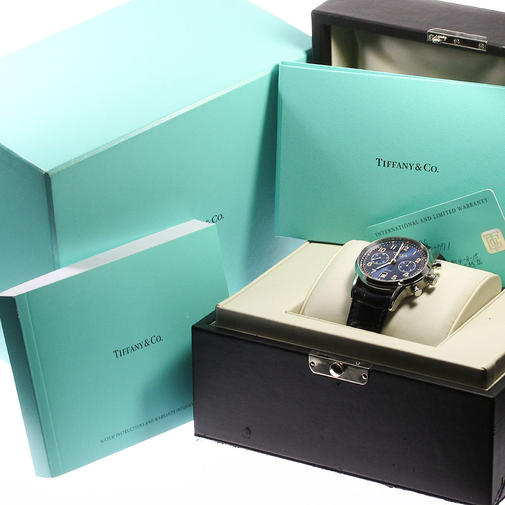 TIFFANY&Co. CT60 ref.34668396 Chronograph blue Dial Automatic Men's Watch_773445