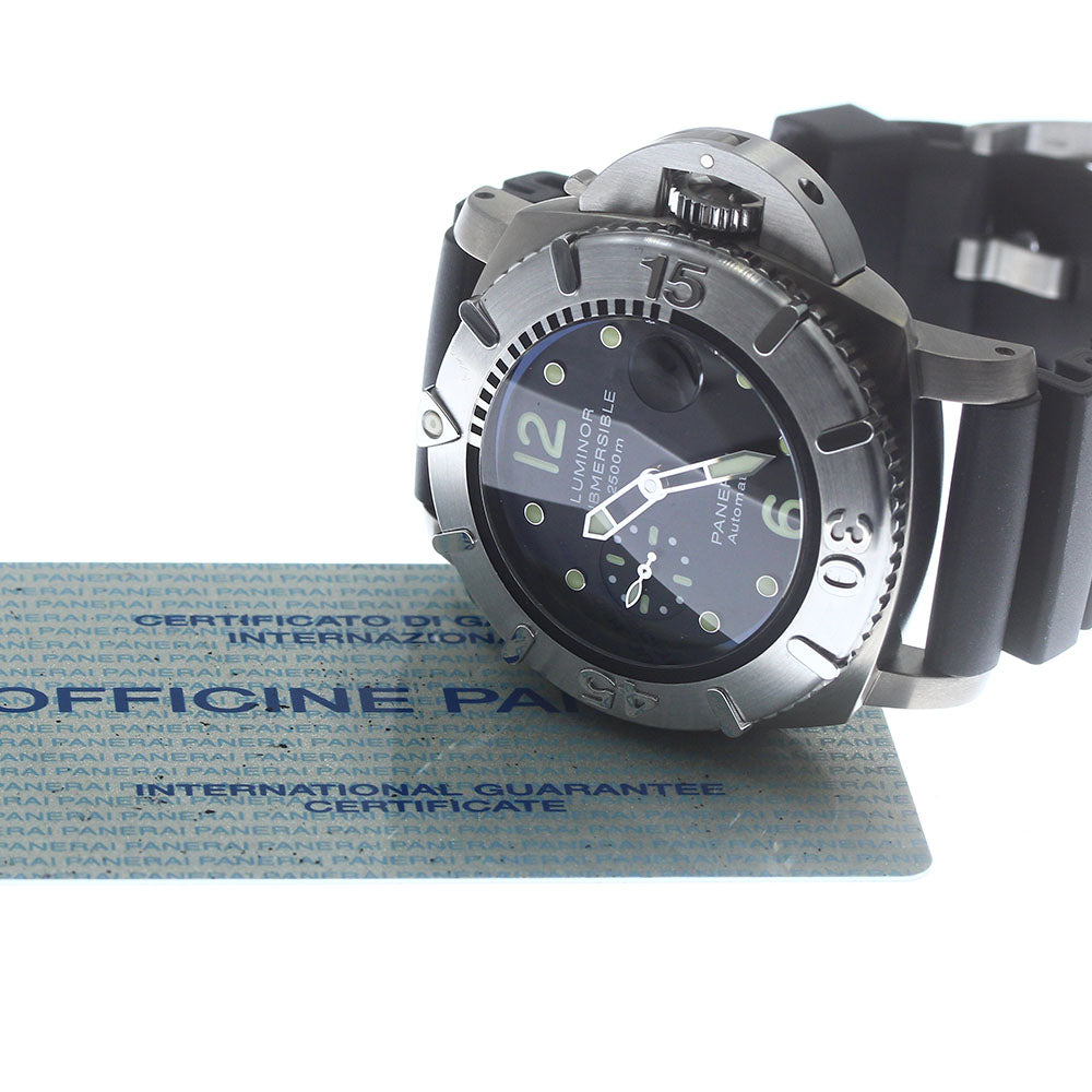 PANERAI Luminor Submersible 2500 PAM00285 Black Dial Automatic Men's_773618