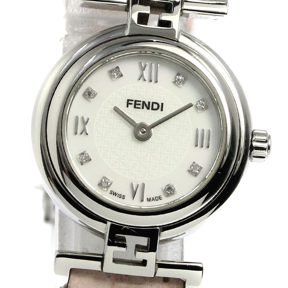 FENDI 000-2700L-426 8P diamond White shell Dial Quartz Ladies Watch_773935