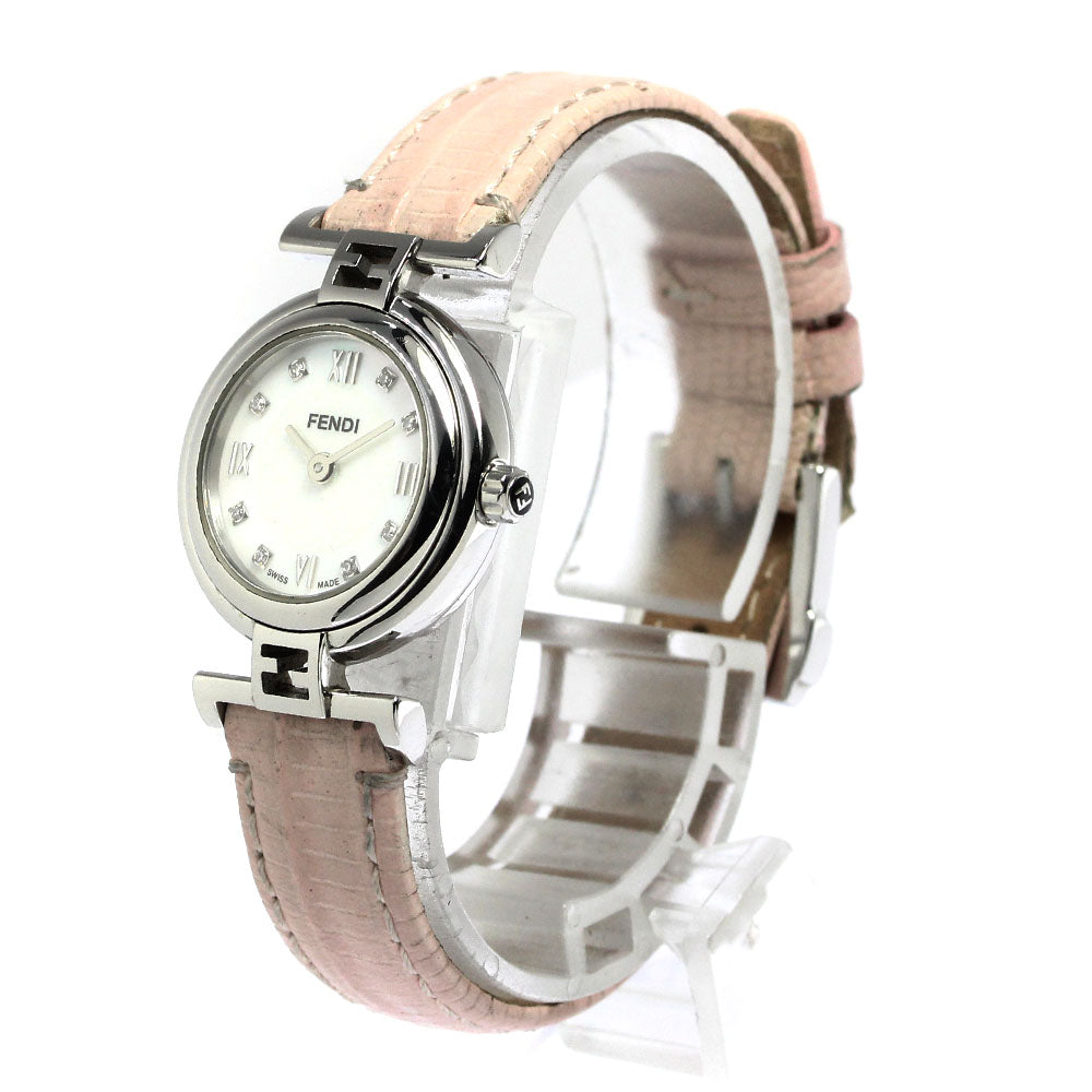 FENDI 000-2700L-426 8P diamond White shell Dial Quartz Ladies Watch_773935
