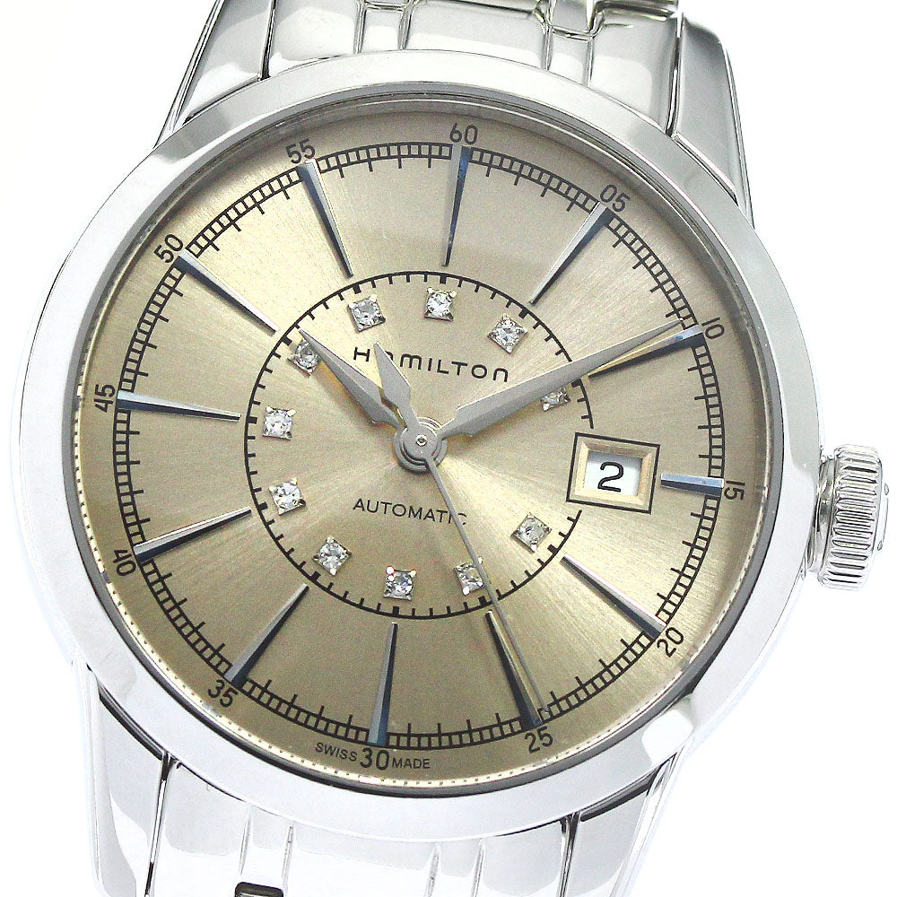 HAMILTON american classic railroad H404050 11P diamond Automatic Ladies_774195