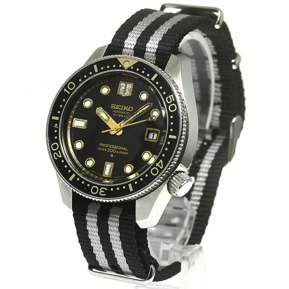 SEIKO Professional diver 300m 6159-7001 Date black Dial Automatic Men's_774202
