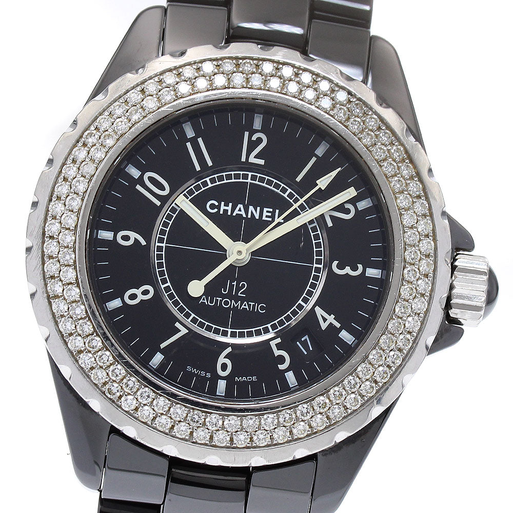CHANEL J12 H0950 Black ceramic Black Dial Automatic Men's Watch_774506