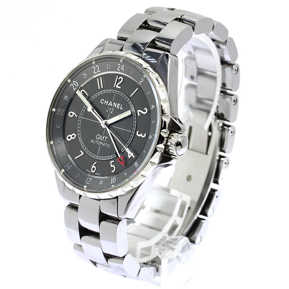 CHANEL Chromatic H3099 GMT date gray Dial Automatic Men's Watch_774514