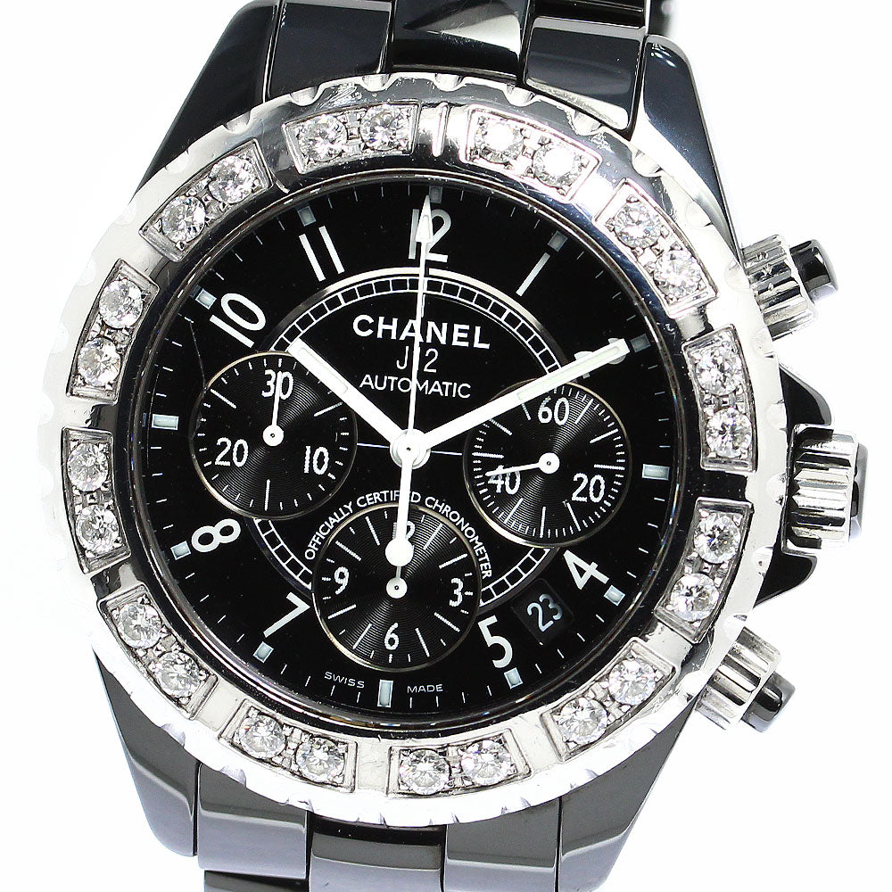 CHANEL J12 H1178 diamond bezel black ceramic black Dial Automatic Men's_774518