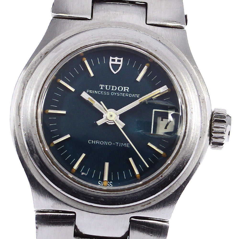 TUDOR Princess Oyster Date 9321/0 cal.2651 green Dial Automatic Ladies Watch_774645