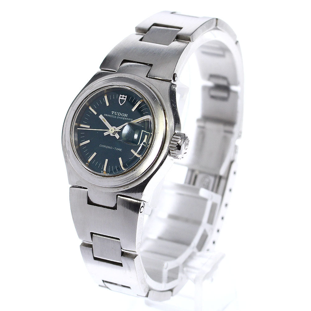 TUDOR Princess Oyster Date 9321/0 cal.2651 green Dial Automatic Ladies Watch_774645