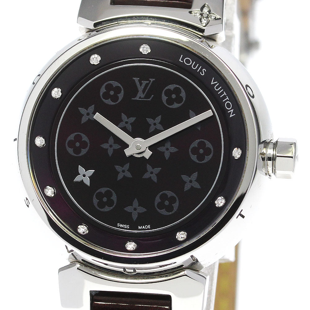 LOUIS VUITTON Tambour Q12M3 Bordeaux Dial Quartz Ladies Watch_774697
