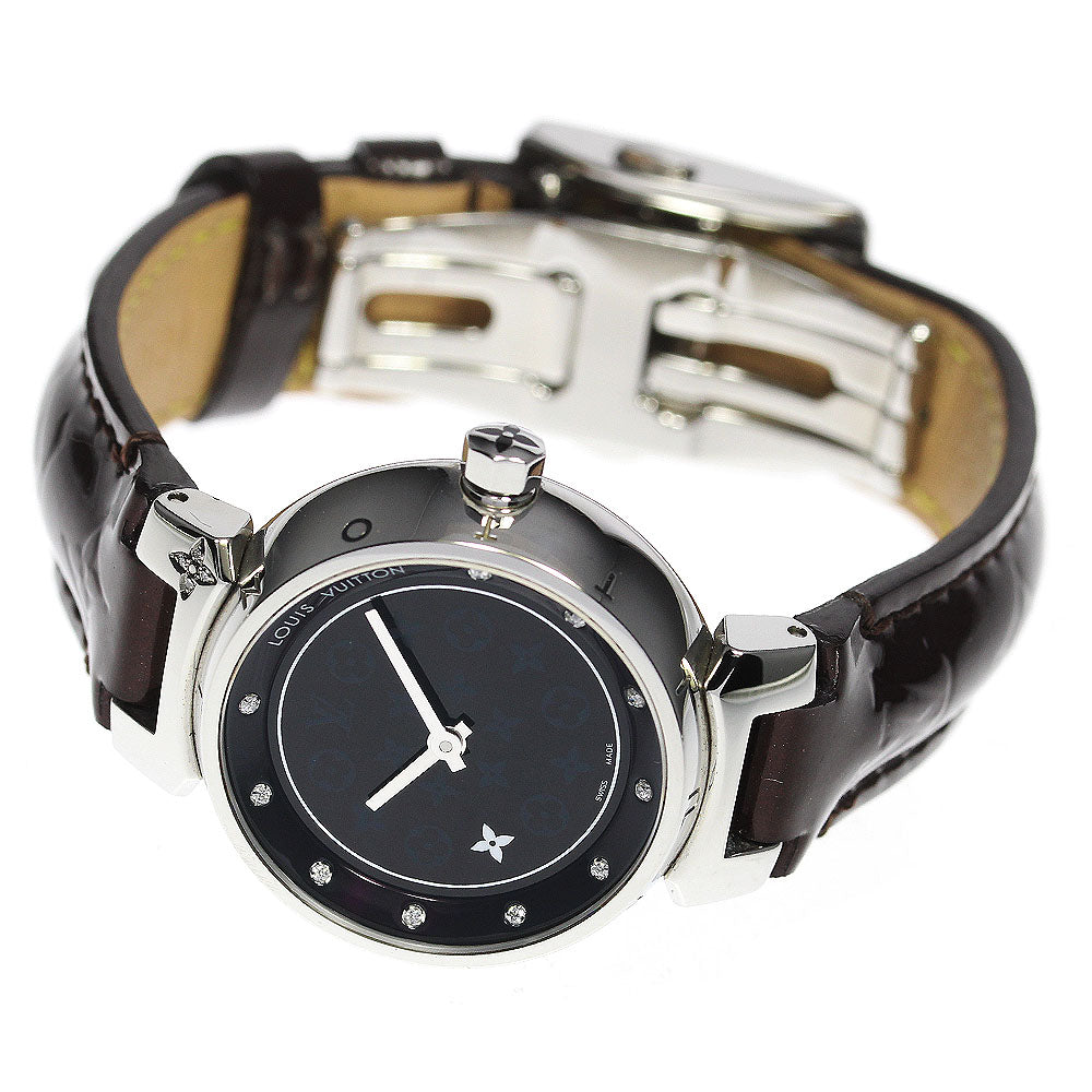 LOUIS VUITTON Tambour Q12M3 Bordeaux Dial Quartz Ladies Watch_774697