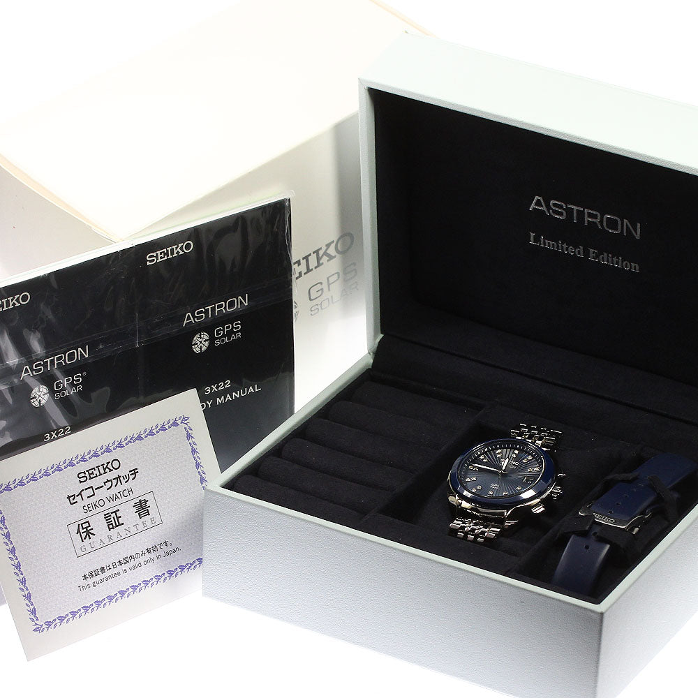 SEIKO Astron STXD007/3X22-0AA0 Limited 500 Diamond index Solar Ladies_775463