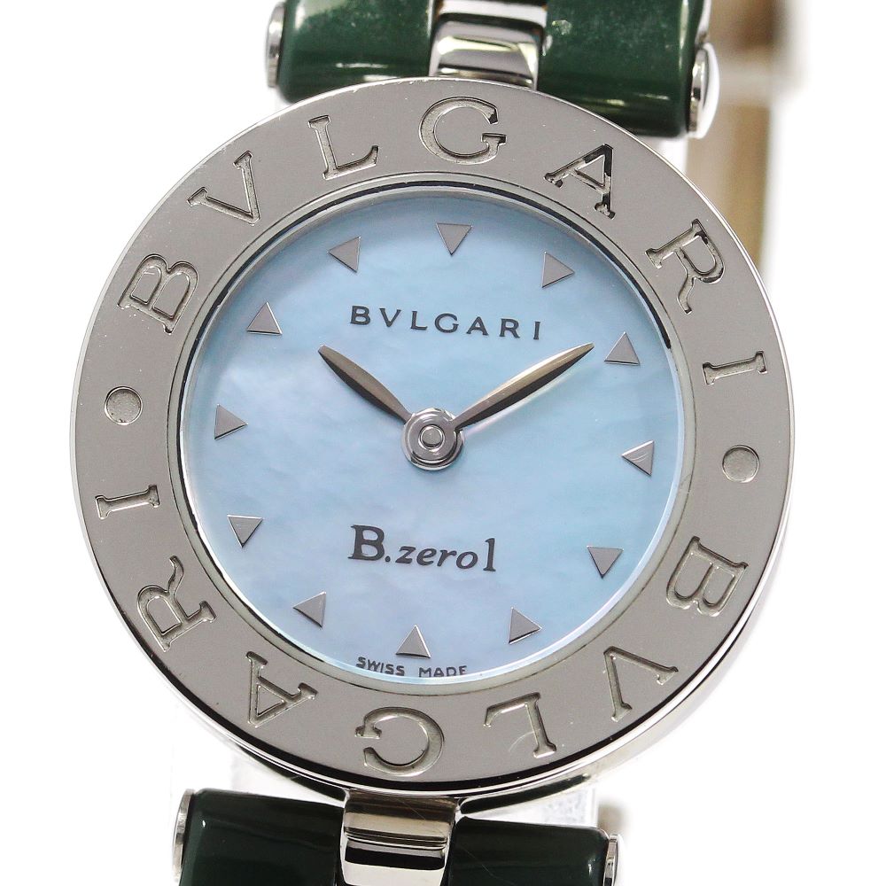 BVLGARI B-zero1 BZ22S Blue shell Dial Quartz Ladies Watch_775596