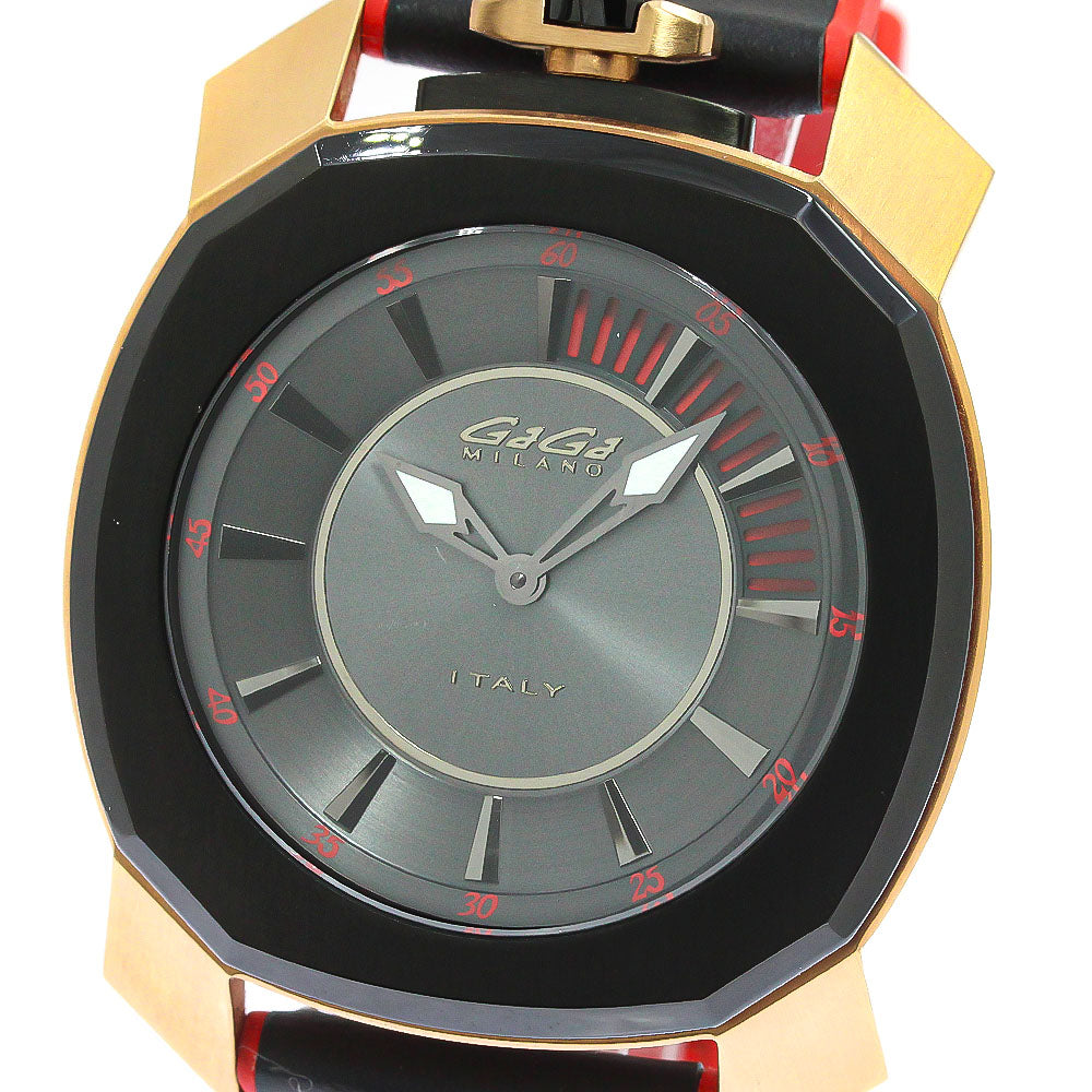 GaGa MILANO Frame One 44MM 7054.01 black Dial Quartz Men's Watch_775606