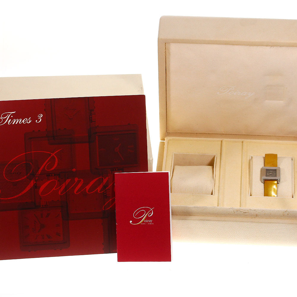 Poiray Times 3 Black shell Dial Quartz Ladies Watch_775748