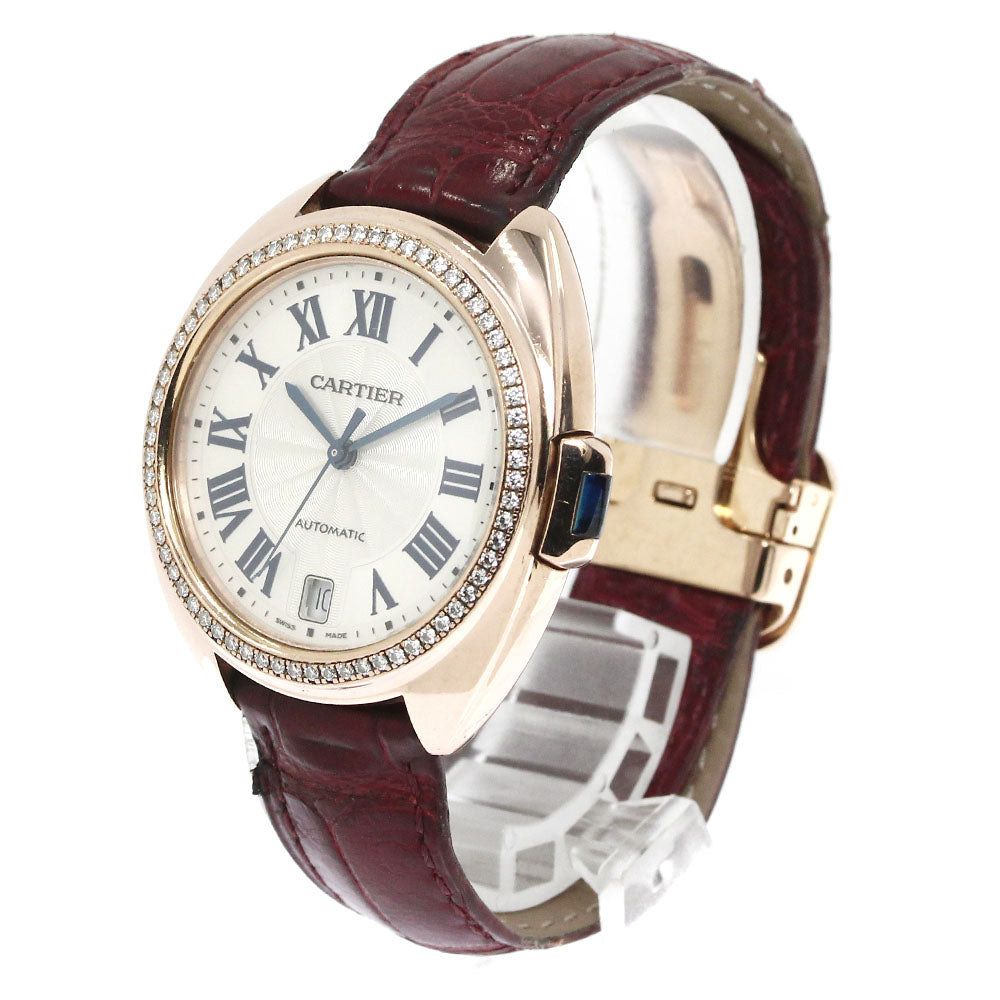 CARTIER Kuredu Cartier WJCL0013 K18PG diamond bezel Silver Dial Automatic Ladies Watch_775809