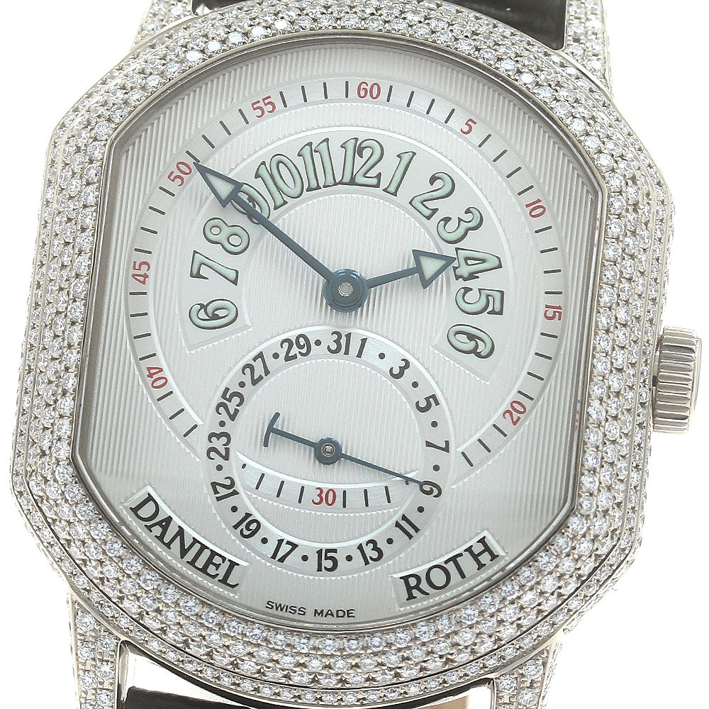 DANIEL ROTH 807.L.60 K18WG Date Silver Dial Automatic Men's Watch_775836
