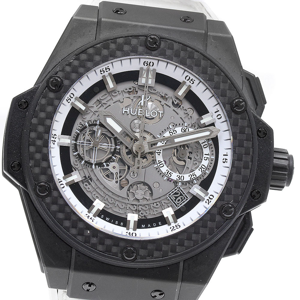 HUBLOT King Power Unico 701.CQ.0112.HR Date Chronograph skeleton Dial Automatic Men's Watch_775959