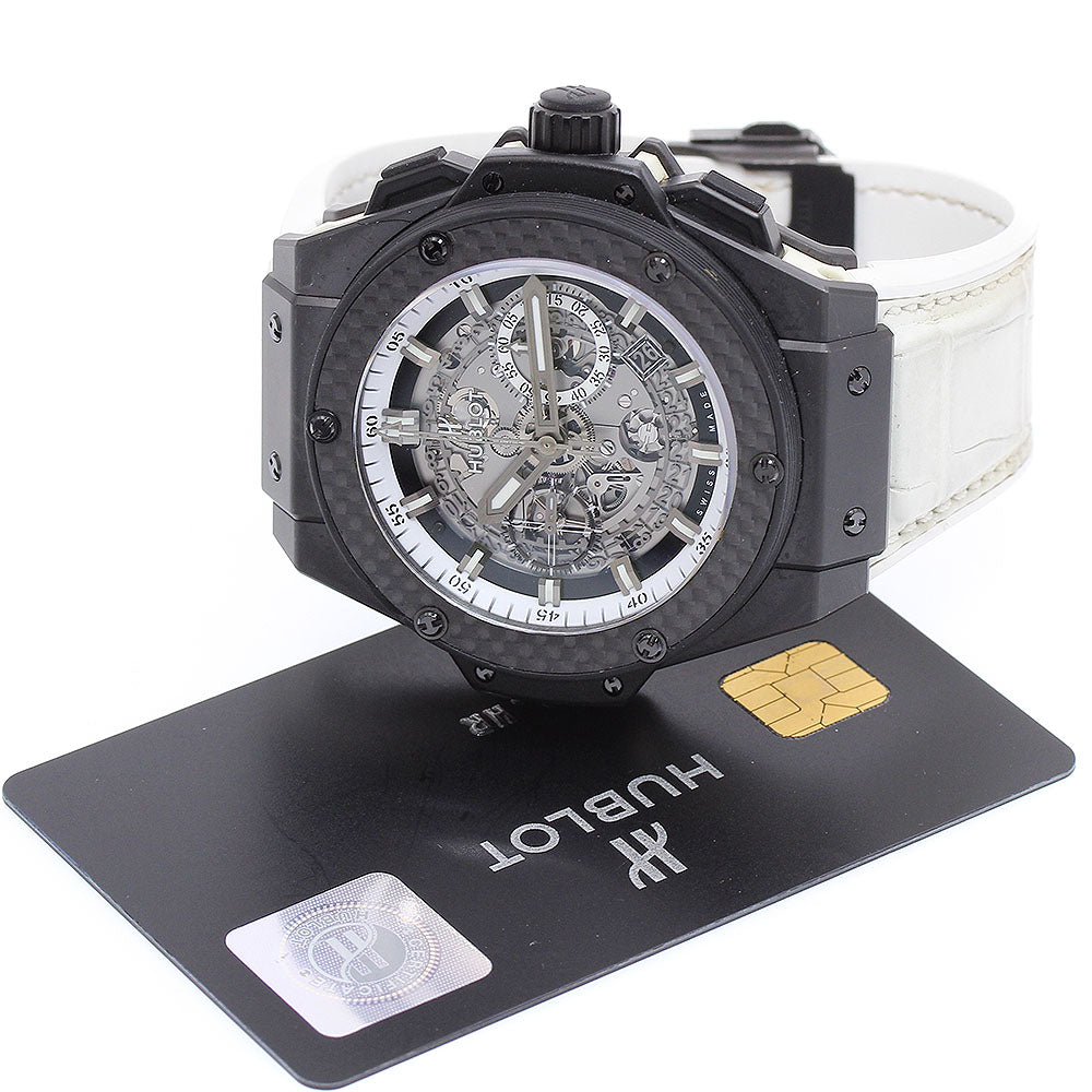 HUBLOT King Power Unico 701.CQ.0112.HR Date Chronograph skeleton Dial Automatic Men's Watch_775959