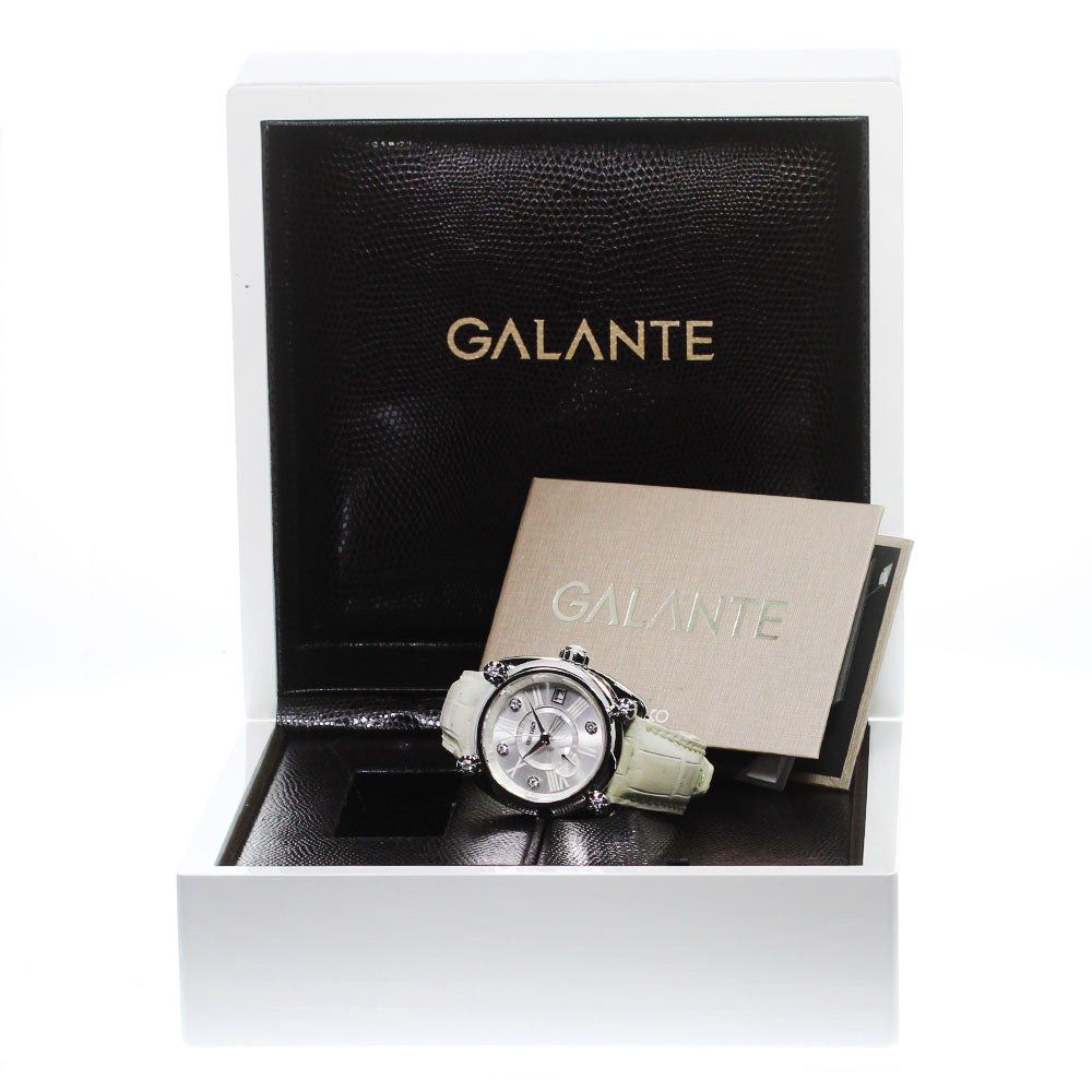 SEIKO Galante SBLA087/5R66-0BD0 10th Anniversary Model 4P/Lug Diamond Silver Dial Spring drive Men's Watch_775989
