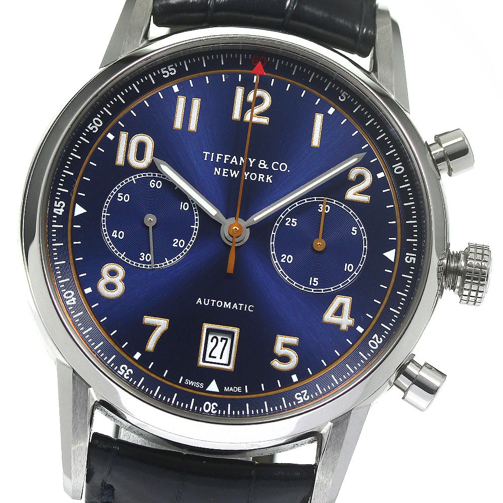 TIFFANY&Co. CT60 Ref.34668396 Chronograph Blue Dial Automatic Men's Watch_776093