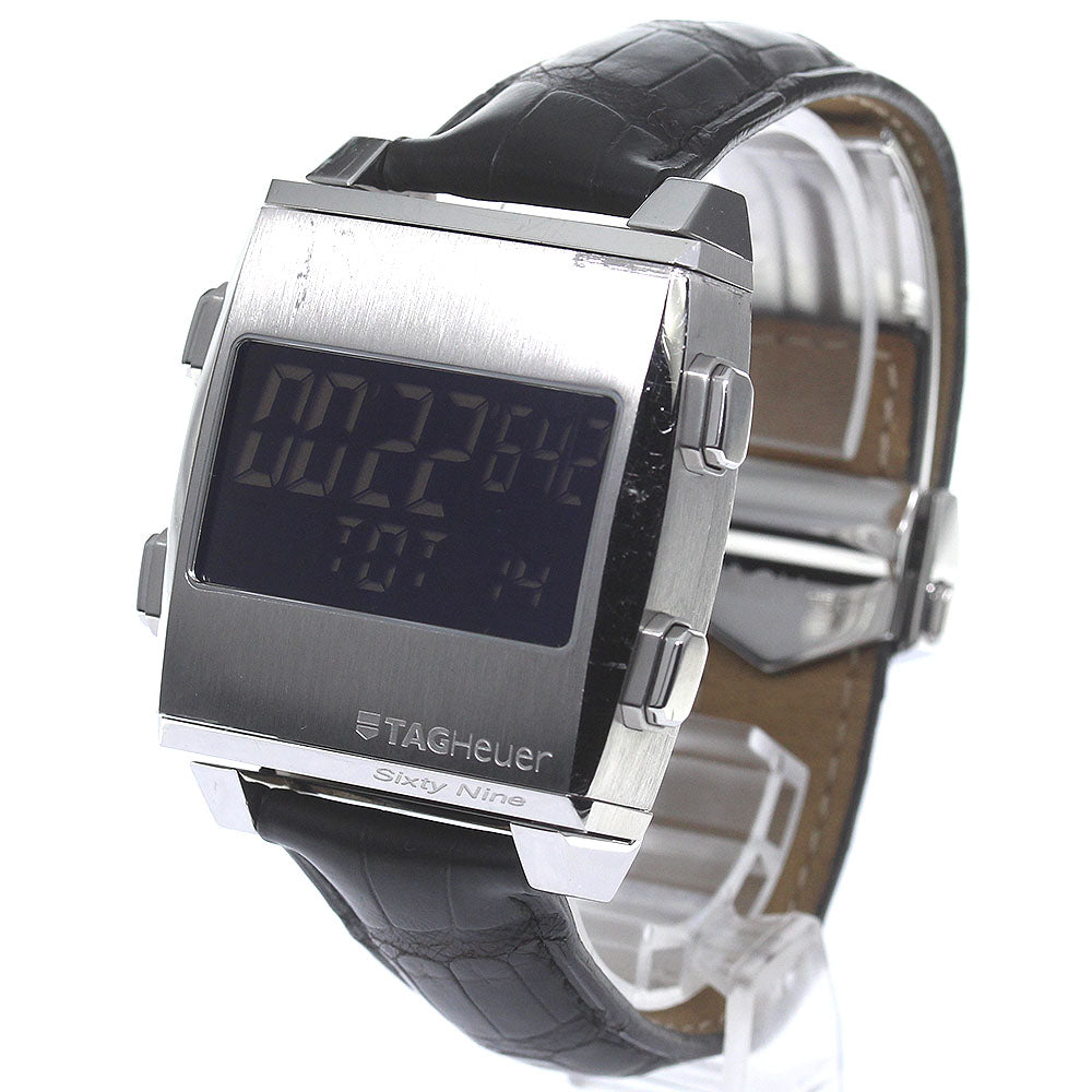 TAG HEUER Monaco 69 CW9110-0 black Dial Hand Winding Men's Watch_776212