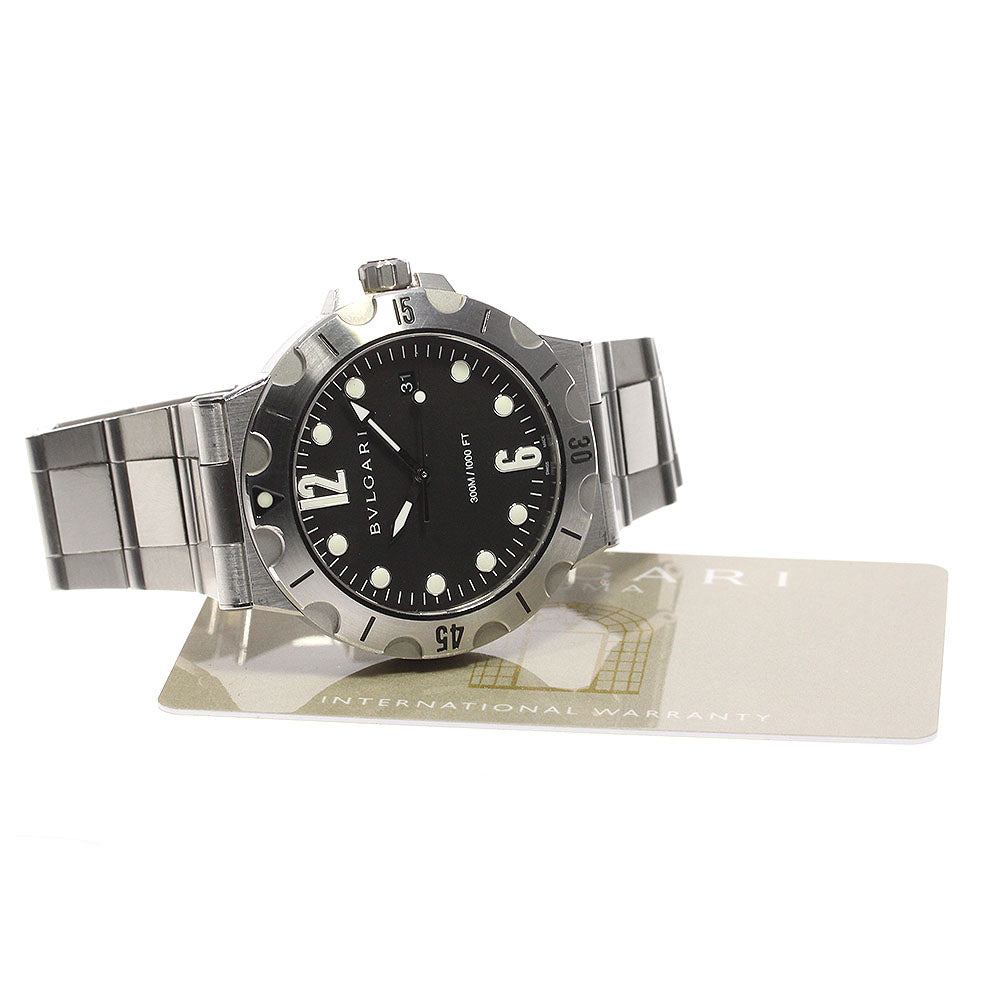 BVLGARI Diagono DP41SSD Date black Dial Automatic Men's Watch_776300