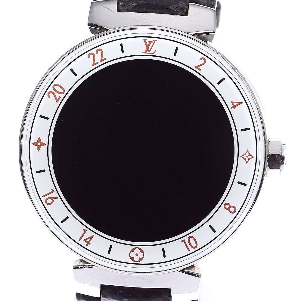 LOUIS VUITTON Tambour Horizon Monogram QA000 Smart watch Digital Dial Quartz Men's Watch_776950