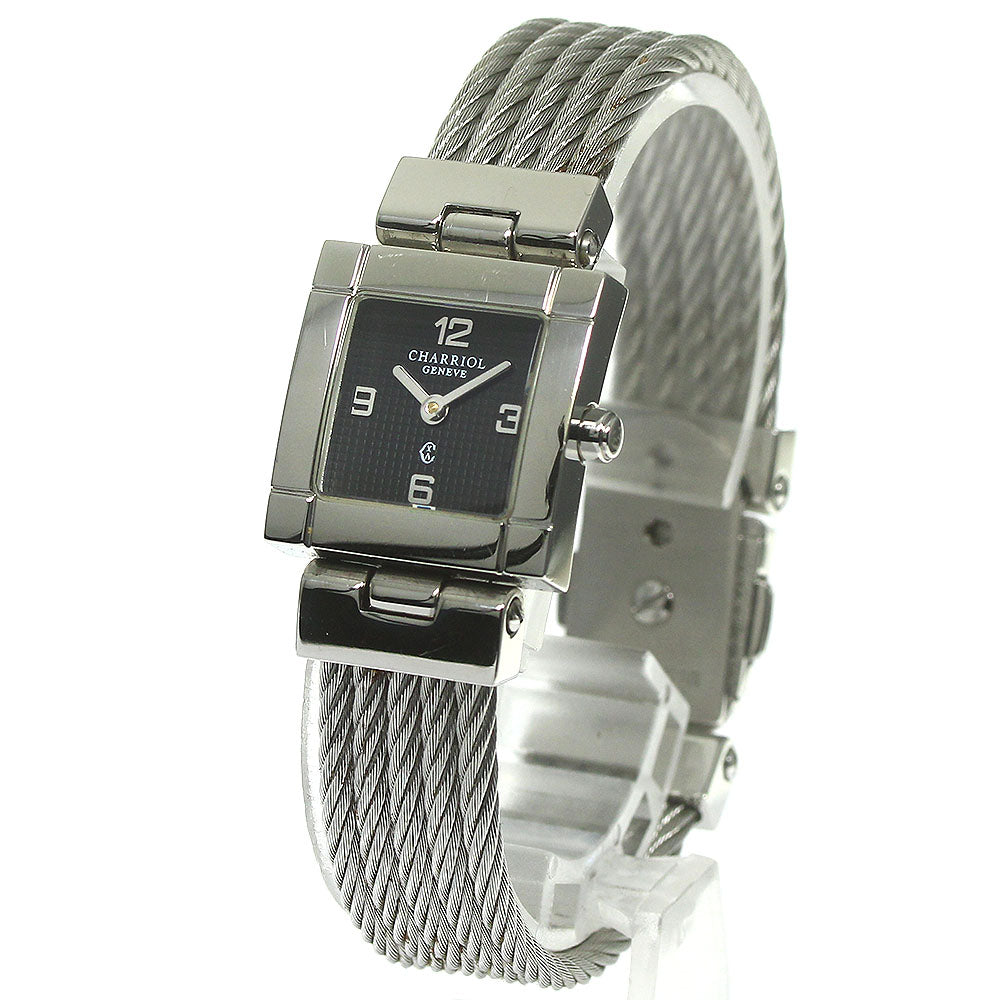 CHARRIOL Celtic CELS Square black Dial Quartz Ladies Watch_777151