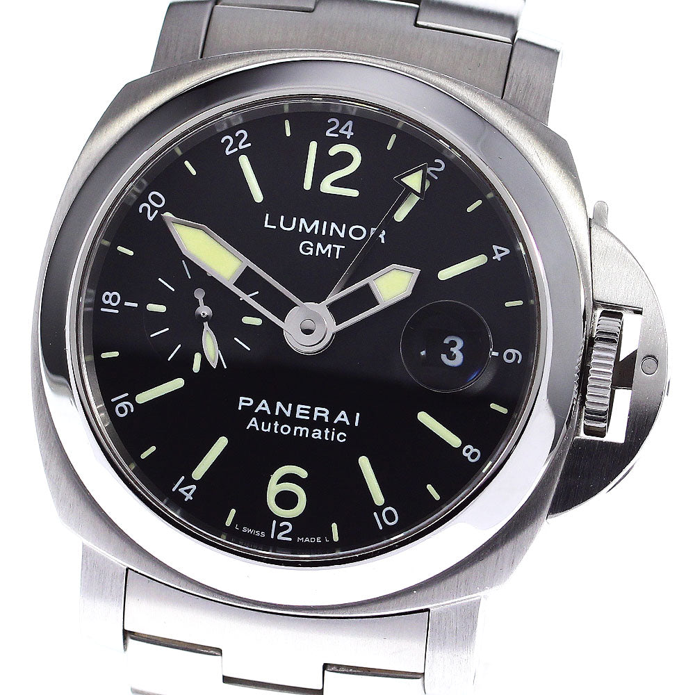 PANERAI Luminor PAM00297 GMT Date Small Second black Dial Automatic Men's_777233
