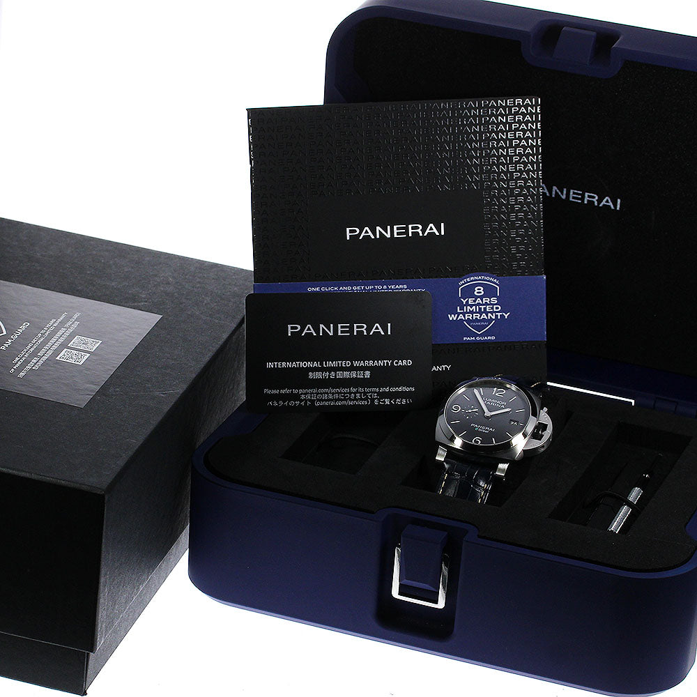 PANERAI Luminor Marina eSteel Grigio Roccia PAM01358 Small seconds Black gradation Dial Automatic Men's Watch_777726