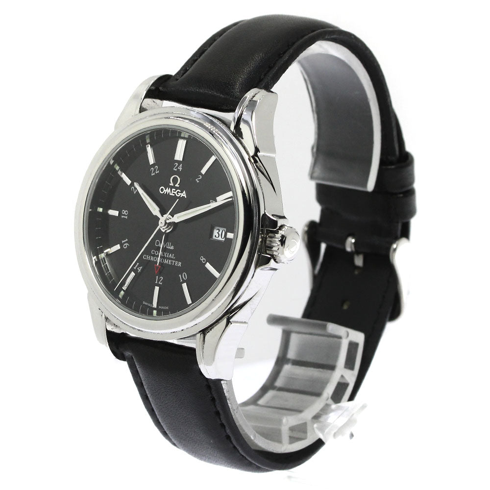 OMEGA De Ville Coaxial 4833.51.31 Chronometer GMT Automatic Men's Watch_777791