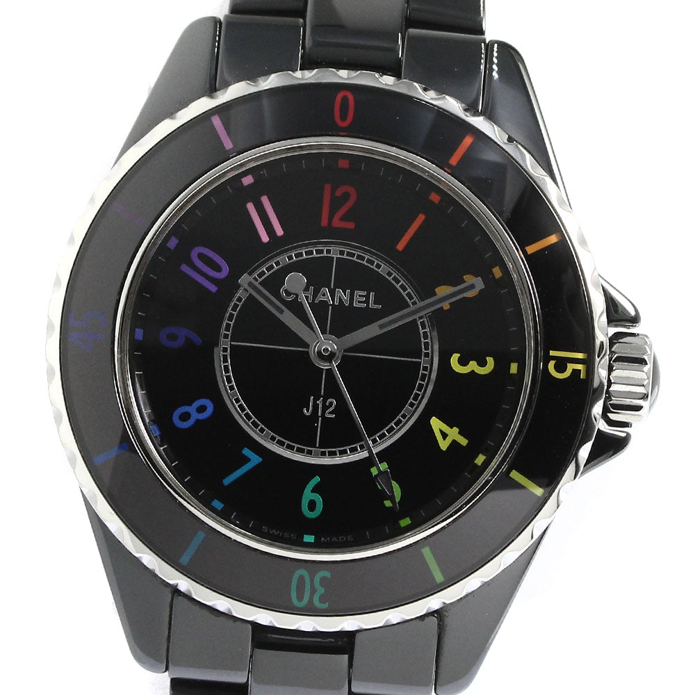 CHANEL J12 electro H7121 Black ceramic limited to 1255 pieces Ladies_778025