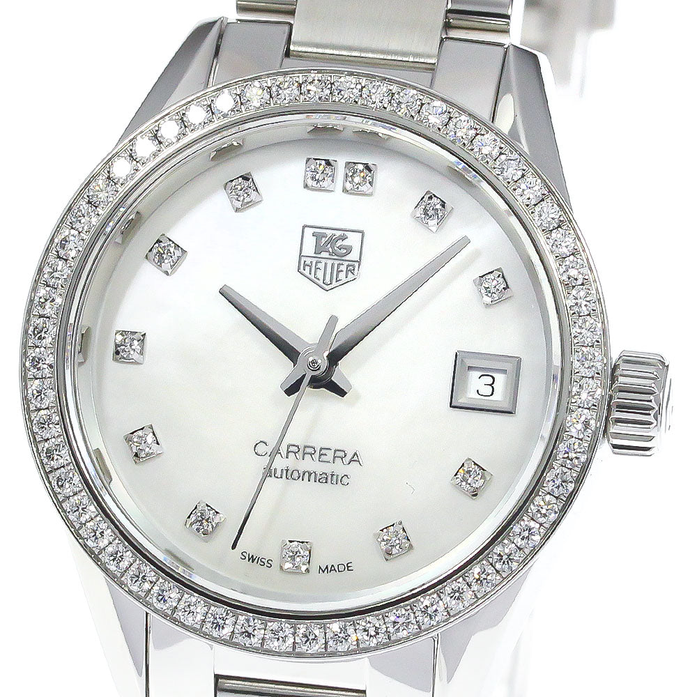 TAG HEUER Carrera Lady Caliber 9 WAR2415 Diamond Bezel Automatic Ladies_778031