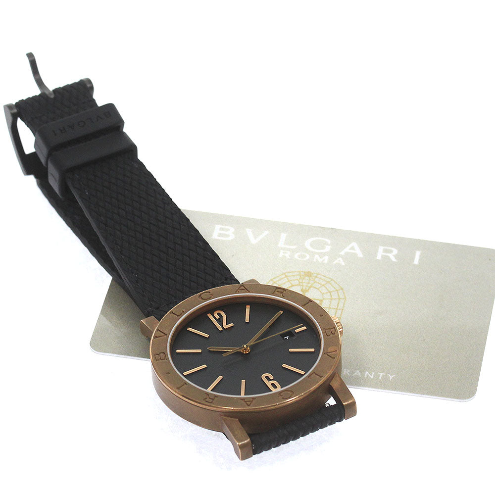 BVLGARI Solo tempo BB41B Date black Dial Automatic Men's Watch_778071