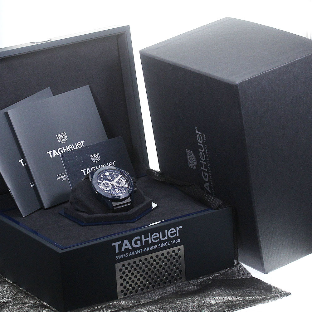 TAG HEUER Carrera Tourbillon CAR5A93.FC6442 ceramic Gray / black Dial Automatic Men's Watch_778271