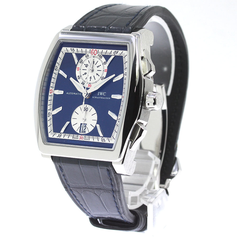 IWC SCHAFFHAUSEN Da Vinci Chronograph Laureus IW376419 1000 limited edition model Navy Dial Automatic Men's Watch_778368