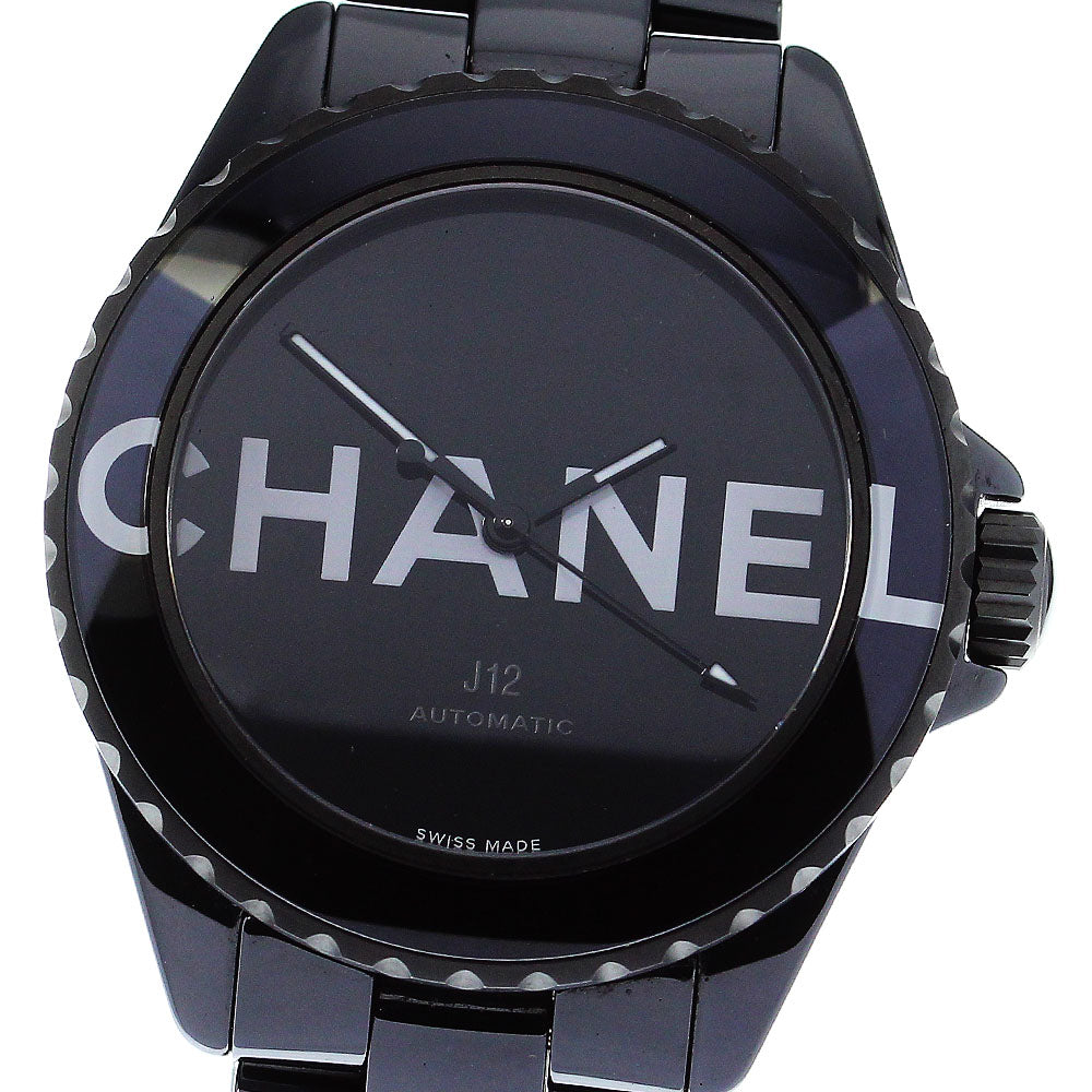 CHANEL J12 Wanted de Chanel H7418 Black ceramic Automatic Men's Watch_778567