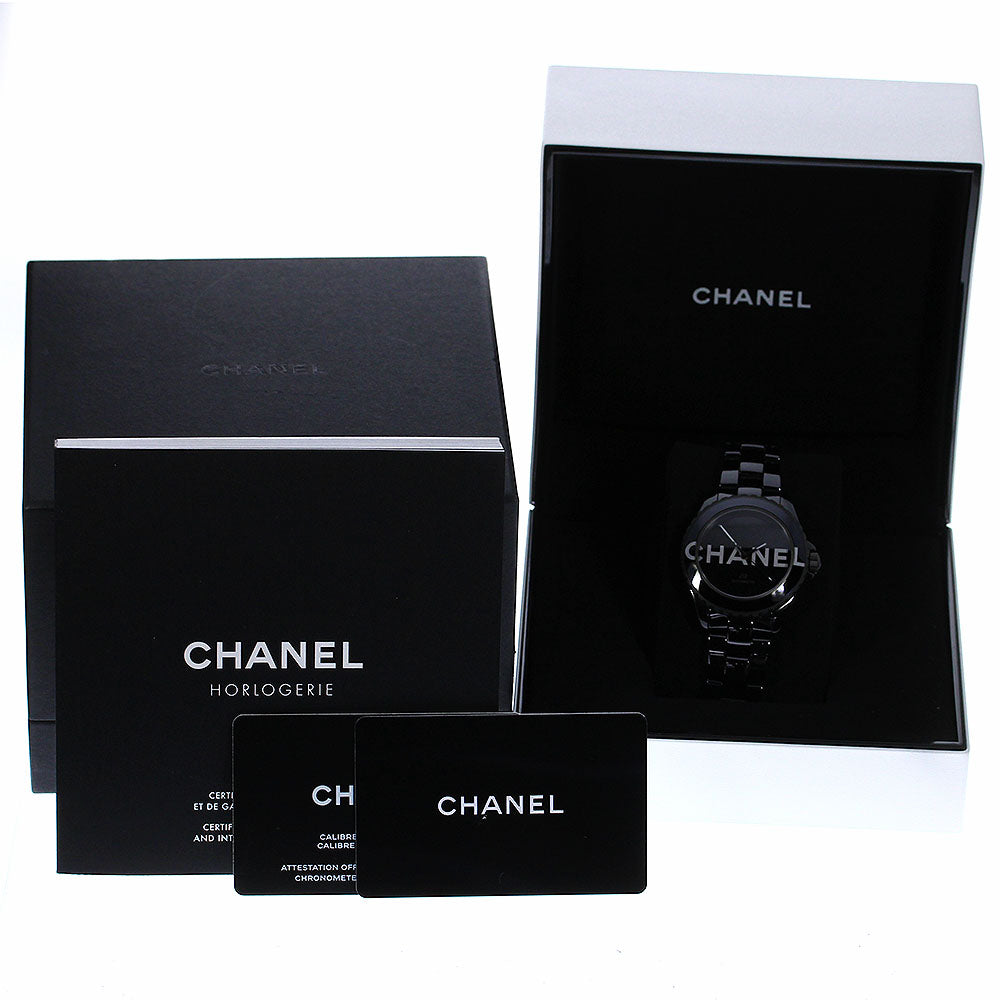 CHANEL J12 Wanted de Chanel H7418 Black ceramic Automatic Men's Watch_778567