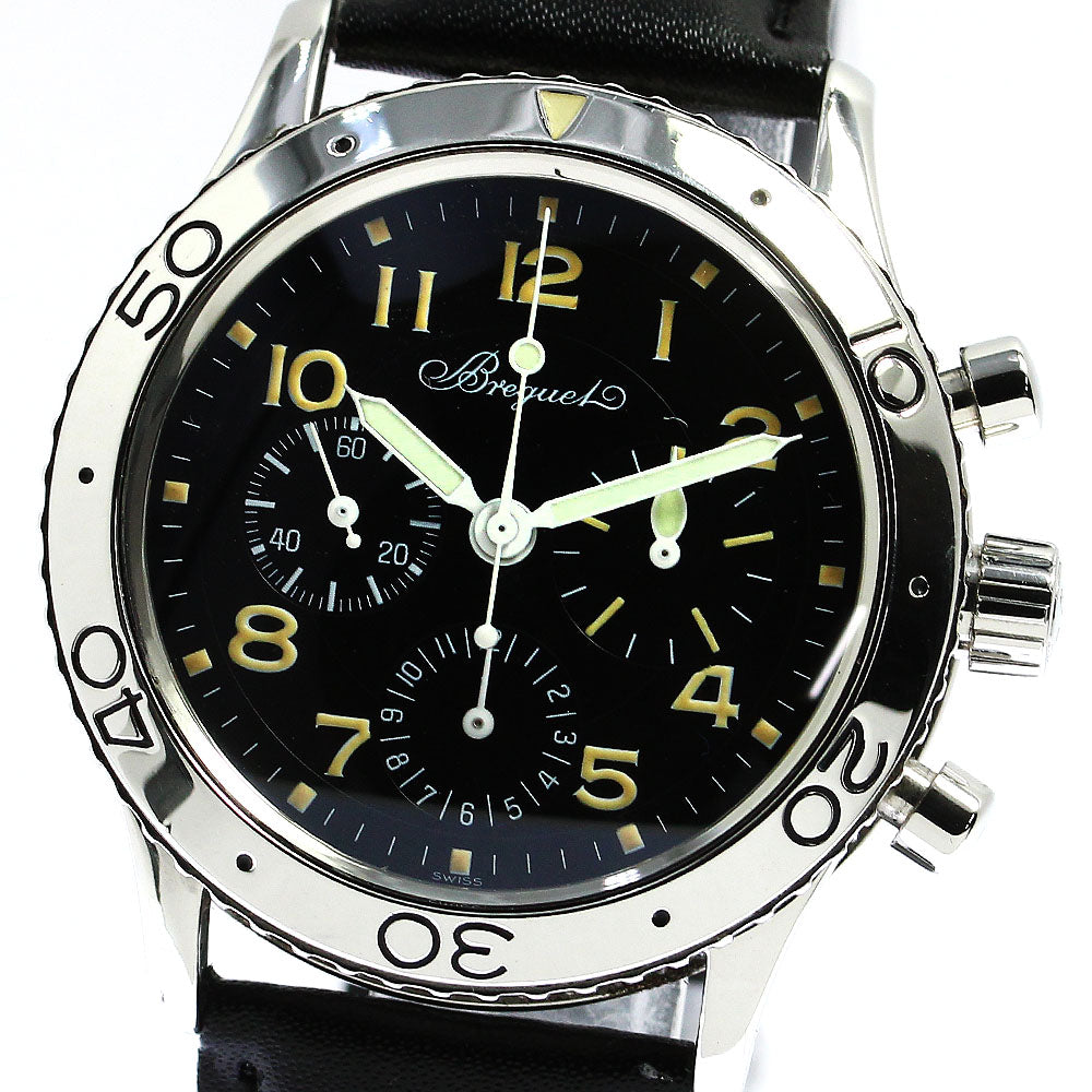 Breguet Aeronaval type XX 3800 t Horizontal bar No damage AT Men's Watch_778591