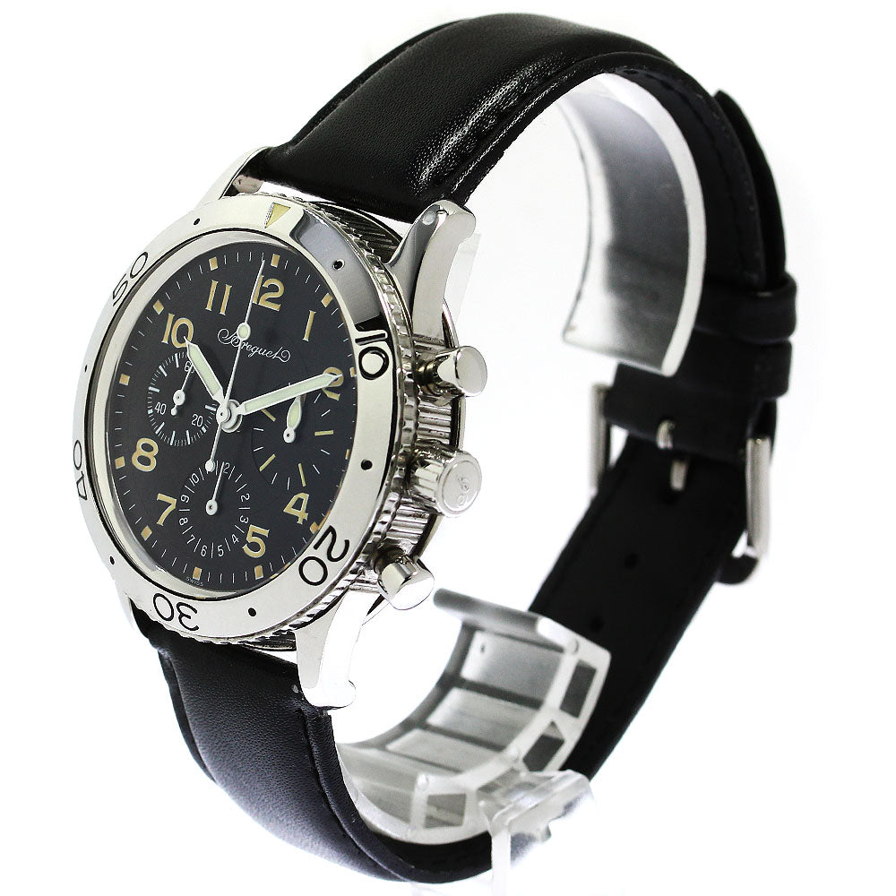 Breguet Aeronaval type XX 3800 t Horizontal bar No damage AT Men's Watch_778591